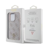 Apple iPhone 15 Pro Kılıf Guess Orjinal Lisanslı M-safe Şarj Özellikli Small 4G Classic Kapak