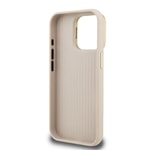 Apple iPhone 15 Pro Kılıf Guess Orjinal Lisanslı Grained Yazı Logolu Kamera Standlı Kapak