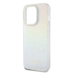 Apple iPhone 15 Pro Kılıf Guess Orjinal Lisanslı Yazı Logolu Mirror Disco Kapak