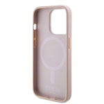 Apple iPhone 15 Pro Kılıf Guess Orjinal Lisanslı M-safe Şarj Özellikli Yazı Logolu Saffiano Kapak