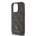 Apple iPhone 15 Pro Kılıf Guess Orjinal Lisanslı M-safe Şarj Özellikli Small 4G Classic Kapak