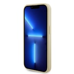 Apple iPhone 15 Pro Kılıf Guess Orjinal Lisanslı M-safe Şarj Özellikli Yazı Logolu Saffiano Kapak