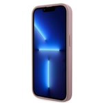 Apple iPhone 15 Pro Kılıf Guess Orjinal Lisanslı Taşlı Arka Yüzey Üçgen Logolu Kapak