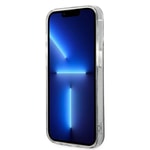 Apple iPhone 15 Pro Kılıf Guess Orjinal Lisanslı M-safe Şarj Özellikli Yazı Logolu 4G Desenli Kapak