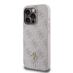 Apple iPhone 15 Pro Kılıf Guess Orjinal Lisanslı M-safe Şarj Özellikli Small 4G Classic Kapak