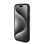 Apple iPhone 15 Pro Kılıf Guess Orjinal Lisanslı M-safe Şarj Özellikli Yazı Logolu 4G Desenli Kapak + Powerbank 5000mAh 2in1 Set