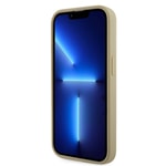 Apple iPhone 15 Pro Kılıf Guess Orjinal Lisanslı Taşlı Arka Yüzey Üçgen Logolu Kapak