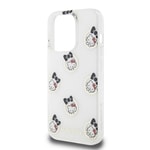 Apple iPhone 15 Pro Kılıf Hello Kitty Orjinal Lisanslı Elektroplating Kaplama Kabarcık Baskılı Kapak