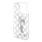 Apple iPhone 15 Pro Kılıf Karl Lagerfeld IML İkonik Monogram Orjinal Lisanslı Kapak