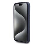 Apple iPhone 15 Pro Kılıf Lacoste Orjinal Lisanslı M-safe Şarj Özellikli PU Deri Görünümlü Karışık Monogram Desenli Kapak