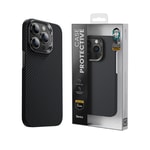 Apple iPhone 15 Pro Kılıf M-safe Özellikli Karbon Fiber Benks Essential ArmorAir 600D Kevlar Kapak