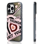 Apple iPhone 15 Pro Kılıf M-safe Şarj Özellikli Airbagli Çift Katmanlı Youngkit Flipped Serisi Kapak