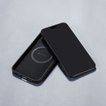 Apple iPhone 15 Pro Kılıf M-safe Şarj Özellikli 1500D Aramid Fiber Pitaka Military-Grade Classic Serisi Black-Grey Twill Kapak
