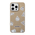 Apple iPhone 15 Pro Kılıf M-safe Şarj Özellikli Awa Tasarımlı 1500D Aramid Fiber Pitaka Ultra-Slim Classic Serisi Canyon Kapak