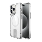 Apple iPhone 15 Pro Kılıf M-safe Şarj Özellikli Zore T-Max Standlı Kapak