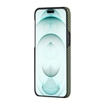 Apple iPhone 15 Pro Kılıf M-safe Şarj Özellikli 600D Aramid Fiber Pitaka Tactile Woven Orchestra Serisi Overture Kapak