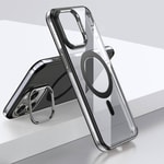 Apple iPhone 15 Pro Kılıf M-safe Şarj Özellikli Wlons Standlı Efsane Kapak