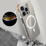 Apple iPhone 15 Pro Kılıf M-safe Şarj Özellikli Airbagli Şeffaf Zore İncek Kapak