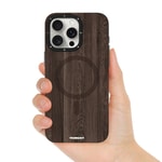 Apple iPhone 15 Pro Kılıf M-safe Şarj Özellikli Sararmaya Dayanıklı Youngkit Wood Forest Serisi Kapak