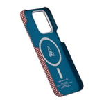 Apple iPhone 15 Pro Kılıf M-safe Şarj Özellikli Awa Tasarımlı 1500D Aramid Fiber Pitaka Ultra-Slim Classic Serisi Bonfire Kapak