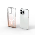 Apple iPhone 15 Pro Kılıf M-safe Şarj Özellikli Transparan Renk Geçişli Wiwu Turkey C Serisi Kapak