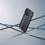 Apple iPhone 15 Pro Kılıf M-safe Şarj Özellikli 600D Aramid Fiber Pitaka Tactile Woven Orchestra Serisi Rhapsody Kapak