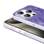 Apple iPhone 15 Pro Kılıf M-safe Şarj Özellikli Fırça Boya Desenli Zore Palet Kapak