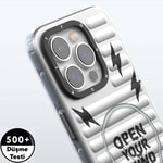Apple iPhone 15 Pro Kılıf M-safe Şarj Özellikli Desenli Wiwu Mecha Circuit H Serisi Kapak