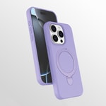 Apple iPhone 15 Pro Kılıf M-safe Şarj Özellikli Standlı Zore Samara Kapak