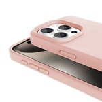 Apple iPhone 15 Pro Kılıf M-safe Şarj Özellikli Sıvı Teknolojili Silinebilir Sert Zore Kivi Kapak