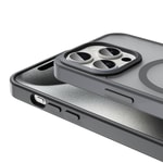 Apple iPhone 15 Pro Kılıf M-safe Şarj Özellikli Mat Arka Yüzey Zore Sio Kapak