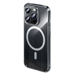 Apple iPhone 15 Pro Kılıf M-safe Şarj Özellikli Benks ​​​​​​Crystal Serisi Şeffaf Kapak