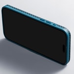 Apple iPhone 15 Pro Kılıf M-safe Şarj Özellikli 1500D Aramid Fiber Pitaka Military-Grade Classic Serisi Black-Grey Twill Kapak