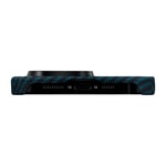 Apple iPhone 15 Pro Kılıf M-safe Şarj Özellikli 1500D Aramid Fiber Pitaka Ultra-Slim Classic Serisi Black-Blue Twill Kapak