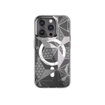 Apple iPhone 15 Pro Kılıf M-safe Şarj Özellikli Çift IMD Baskılı Lisanslı Switcheasy Artist-M Asanoha Kapak