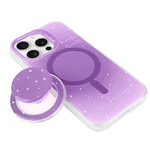 Apple iPhone 15 Pro Kılıf M-safe Şarj Özellikli Tak-Çıkar Pop Soketli Zore Tiktok Kapak