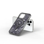 Apple iPhone 15 Pro Kılıf M-safe Şarj Özellikli Desenli Wiwu Mecha Circuit H Serisi Kapak