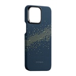 Apple iPhone 15 Pro Kılıf M-safe Şarj Özellikli Aramid Fiber Pitaka Tactile Woven Starpeak Serisi Milky Way Galaxy Kapak