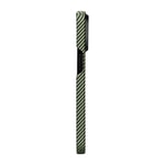 Apple iPhone 15 Pro Kılıf M-safe Şarj Özellikli 600D Aramid Fiber Pitaka Tactile Woven Orchestra Serisi Overture Kapak