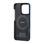 Apple iPhone 15 Pro Kılıf M-safe Şarj Özellikli Aramid Fiber Pitaka Tactile Woven Starpeak Serisi Milky Way Galaxy Kapak