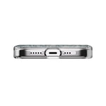 Apple iPhone 15 Pro Kılıf M-safe Şarj Özellikli Parlayan Simli Şeffaf Lisanslı Switcheasy Starfield-M Kapak