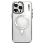 Apple iPhone 15 Pro Kılıf M-safe Şarj Özellikli Sararma Önleyici Youngkit Crystal Grid Kapak