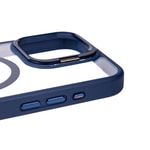 Apple iPhone 15 Pro Kılıf M-safe Şarj Özellikli Standlı Zore M-safe Klon Lensli Kapak