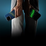 Apple iPhone 15 Pro Kılıf M-safe Şarj Özellikli Karbon Fiber Görünümlü Zore Antina Kapak