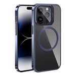 Apple iPhone 15 Pro Kılıf M-safe Şarj Özellikli Standlı Zore Klon Kapak