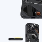 Apple iPhone 15 Pro Kılıf M-safe Şarj Özellikli Mekanik Tasarımlı Benks Perspective Serisi Kapak