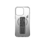 Apple iPhone 15 Pro Kılıf M-safe Şarj Özellikli Teknoloji Desenli Standlı Skinarma Helio Kapak
