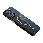 Apple iPhone 15 Pro Kılıf M-safe Şarj Özellikli Aramid Fiber Pitaka Tactile Woven Starpeak Serisi Milky Way Galaxy Kapak