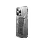 Apple iPhone 15 Pro Kılıf M-safe Şarj Özellikli Teknoloji Desenli Standlı Skinarma Helio Kapak