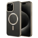 Apple iPhone 15 Pro Kılıf Mat Tasarımlı M-safe Wireless Şarj Özellikli Zore Mat Setro Kapak